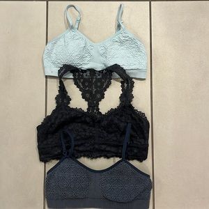 Set of 3 XL girls Xhiliration bralettes